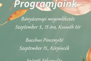 szeptemberi programok